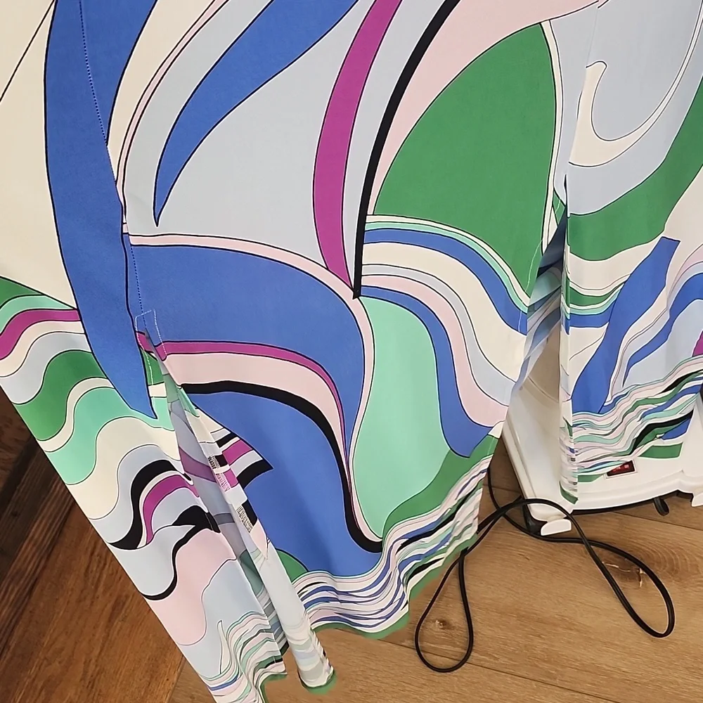 London Times Multicolor Abstract Dress, 2x - Picture 4 of 9